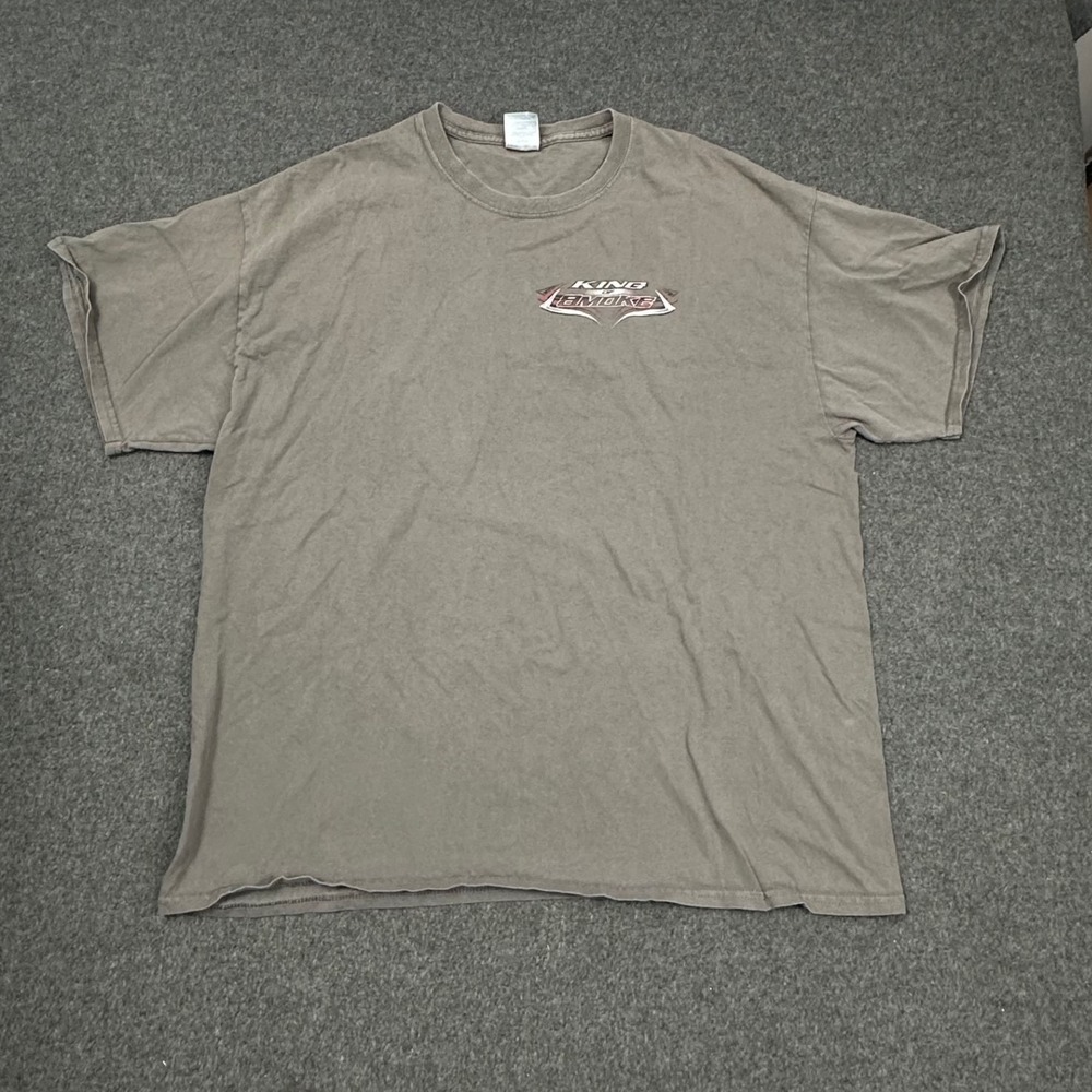 King of Smoke Red Line Fever Tractor Pulling Graphic T Shirt Mens XL